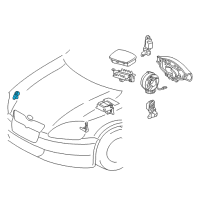 OEM 2003 Toyota Echo Front Sensor Diagram - 89173-59145