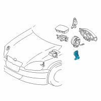 OEM 2004 Toyota Echo Side Sensor Diagram - 89830-0W010