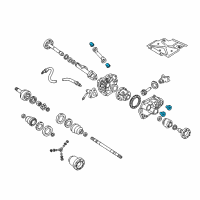 OEM Chevrolet S10 Blazer Bushing, Front Differential Carrier Bracket Diagram - 15656163