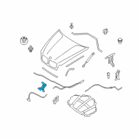 OEM 2009 BMW X5 Lock, Upper Section, Right Diagram - 51-23-7-164-802