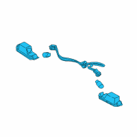 OEM Hyundai Lamp Assembly-License Plate Diagram - 92501-G2000