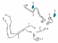 OEM BMW X5 A/C Expansion Valve Diagram - 65506832067