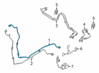 OEM 2022 BMW X5 SUCTION LINE, UNDERFLOOR Diagram - 64-53-9-354-579