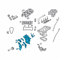 OEM Jeep Cover-Chain Case Diagram - 4893936AF