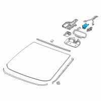 OEM 2018 Buick Cascada Mirror Cover Diagram - 13409492