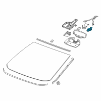 OEM 2018 Buick Cascada Rain Sensor Diagram - 39120598