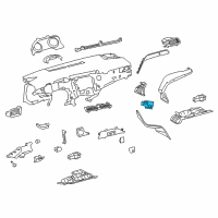 OEM 2019 Toyota Camry Courtesy Lamp Diagram - 81080-33300