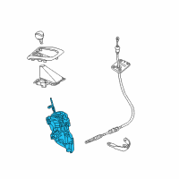 OEM 2019 Ram ProMaster 2500 Transmission Shifter Diagram - 5154965AE