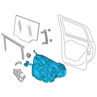 OEM 2018 Jeep Renegade Panel-Carrier Plate Diagram - 68268760AA