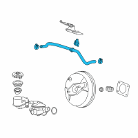 OEM 2013 Acura ILX Tube Assembly, Master Power Diagram - 46402-TR7-A01