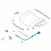 OEM 2006 Mercury Mariner Release Cable Diagram - 6L8Z-16916-AA