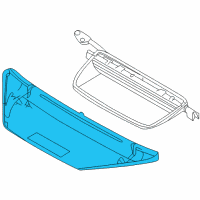 OEM 2019 Ford Taurus High Mount Lamp Diagram - CG1Z-13A613-B