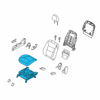 OEM 2012 Kia Sorento Cushion Assembly-Front S Diagram - 882001U250ALW