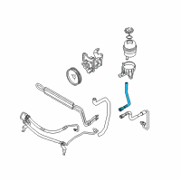 OEM 2005 BMW X3 Radiator Return Line Diagram - 32-41-3-423-919