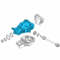 OEM 2021 BMW M550i xDrive FINAL DRIVE WITH DIFFERENTIA Diagram - 33-10-8-686-983