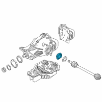 OEM BMW 540i Repair Kit Insert Nut Diagram - 33-12-7-607-158
