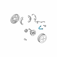 OEM 2010 Toyota Yaris Brake Hose Diagram - 90947-02E10