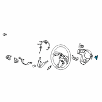 OEM Hyundai Paddle Shift Switch Assembly, Right Diagram - 96780-S8000-VCS