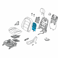 OEM 2014 Kia Forte Koup Heater-Front Seat Back Diagram - 88390A7100