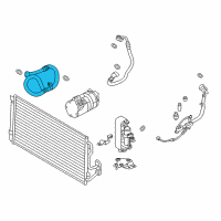 OEM 2018 BMW 430i xDrive Gran Coupe Suction Pipe Evaporator-Compressor Diagram - 64-53-9-337-135