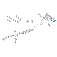 OEM 2011 BMW Z4 Tailpipe Trim Alu-Look Diagram - 18-30-7-577-998