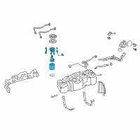 OEM Toyota Fuel Pump Diagram - 77020-0C090