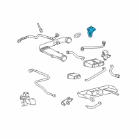 OEM 2003 Lincoln LS EGR Valve Diagram - 6R8Z-9D475-AA