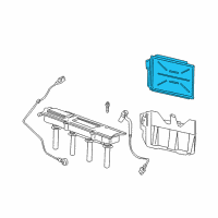 OEM Saturn L100 Powertrain Control Module Assembly Diagram - 9377750