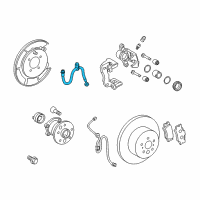 OEM 2011 Toyota Camry Brake Hose Diagram - 90947-A2017