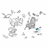 OEM 2019 Toyota Sequoia Adjuster Switch Diagram - 84070-60120