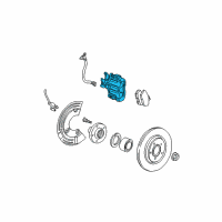 OEM 2004 Lincoln LS Caliper Diagram - 2R8Z-2552-CA