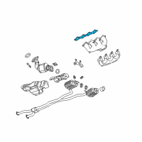 OEM 2015 Cadillac CTS Gasket Diagram - 12620947