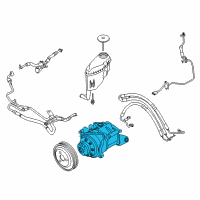OEM 2017 BMW 650i Hydraulic Pump Diagram - 32-41-6-850-592