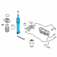 OEM 2017 BMW 550i GT xDrive Rear Shock Absorber Diagram - 33-52-6-798-150