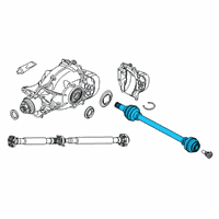 OEM 2021 BMW X6 OUTPUT SHAFT, REAR RIGHT Diagram - 33-20-8-487-508