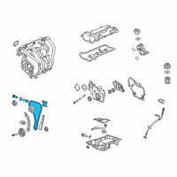 OEM 2008 Chevrolet Malibu Timing Chain Diagram - 24461834