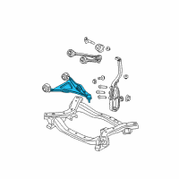 OEM 2007 Dodge Magnum Lower Control Arm Diagram - 4895040AF