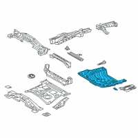 OEM 2021 Toyota RAV4 Rear Floor Pan Diagram - 58311-0R900