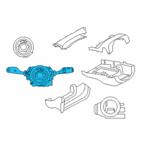 OEM 2020 BMW 750i xDrive SWITCH UNIT STEERING COLUMN Diagram - 61-31-9-472-548