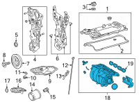 OEM 2020 Toyota Camry Intake Manifold Diagram - 17120-F0020