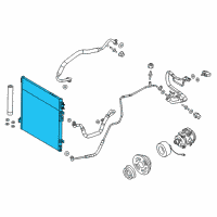 OEM 2006 Chrysler 300 Cooler-CONDENSER And Trans Cooler Diagram - 5137693AD