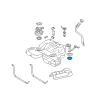 OEM 2007 Cadillac SRX Sending Unit Seal Diagram - 25901272