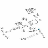 OEM Lexus Gasket, Exhaust Pipe Diagram - 17451-0V040