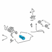 OEM 2004 Chrysler Crossfire CANISTER-Vapor Diagram - 5101595AA