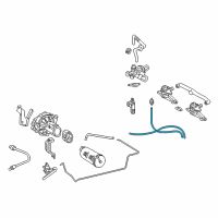 OEM 2007 Chrysler Crossfire Hose Diagram - 5097844AA