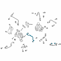 OEM 2018 Ford Edge Coolant Line Diagram - FT4Z-8K153-E