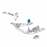 OEM 2000 Ford Taurus Isolator Diagram - 4F1Z-6068-BA