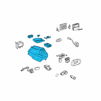 OEM Toyota Tundra Console Assembly Diagram - 58910-0C070-B0