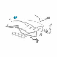 OEM 1998 Lincoln Town Car Interior Lights Diagram - 8A5Z13776A