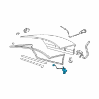 OEM Ford Taurus Latch Diagram - YF1Z-5443200-AA